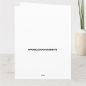 CARTE ANNIVERSAIRE DE CANNE HOMME FUNNY AU-DESSUS DES CA (Dos)