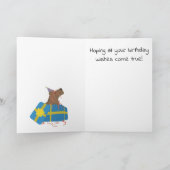 Carte Anniversaire de Capybara (Intérieur)