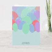 Carte Anniversaire de Capybara (Dos)