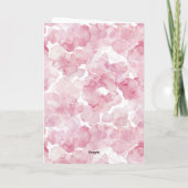 Carte Anniversaire de cerfs doux rose enchanté (Dos)