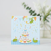 Carte Anniversaire de Chameleon (Debout devant)