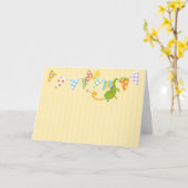 Carte Anniversaire de Chameleon (Fleur jaune)