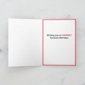 Carte Anniversaire de chat drôle (Intérieur)