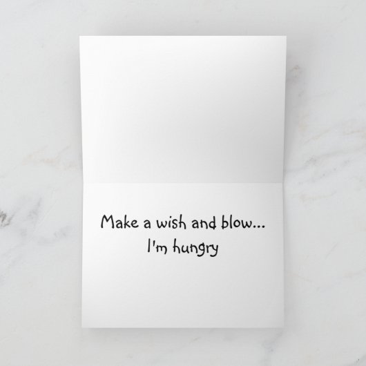 Carte anniversaire de chiot Pitbull (Intérieur)