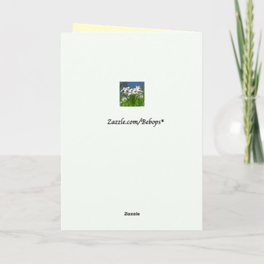 Carte Anniversaire de Chipmunk (Dos)