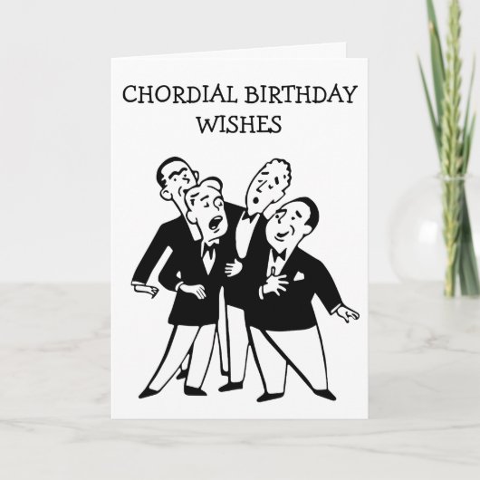 Carte Anniversaire de Chordial (Devant)