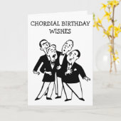 Carte Anniversaire de Chordial (Fleur jaune)