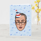 CARTE ANNIVERSAIRE DE CHUCK SCHUMER (Fleur jaune)