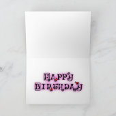 Carte Anniversaire de coccinelle (Intérieur)