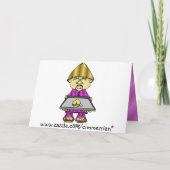 Carte Anniversaire de Cookeez de fortune (Dos)