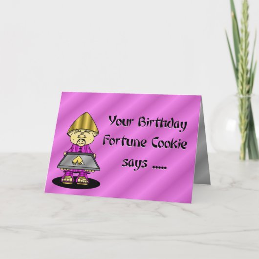 Carte Anniversaire de Cookeez de fortune (Devant)