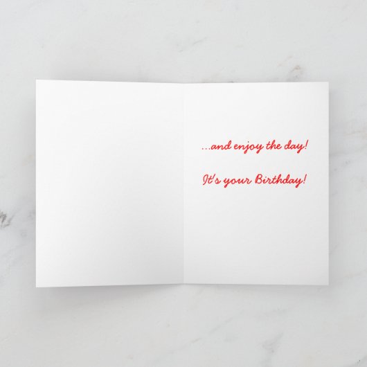 Carte Anniversaire de corgi (Intérieur)
