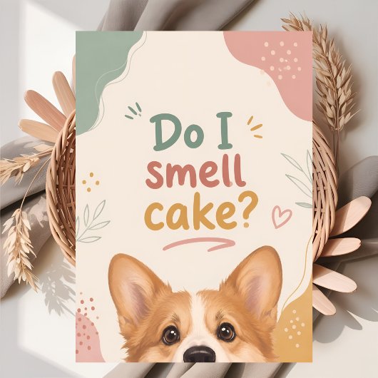 Carte Anniversaire de Corgi Drôle