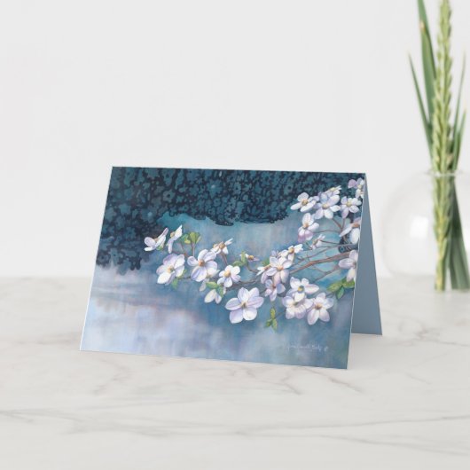 Carte Anniversaire de cornouiller (Devant)