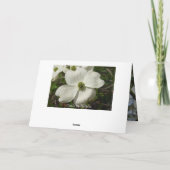 Carte Anniversaire de cornouiller (Dos)