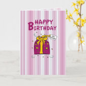 Carte Anniversaire de Cousin (Fleur jaune)
