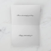 Carte Anniversaire de coutume de Halloween hanté par cru (Intérieur)