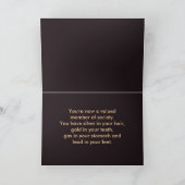 Carte Anniversaire de Cowboy (Intérieur)