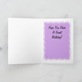 Carte Anniversaire de Cupcake (Intérieur)