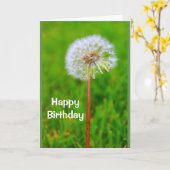 Carte Anniversaire de Dande je ne suis pas lion (Fleur jaune)