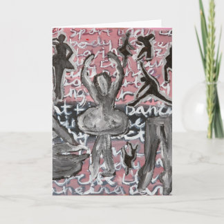 Carte Anniversaire de danseurs