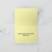 Carte Anniversaire de Dapple Dachshund (Intérieur)