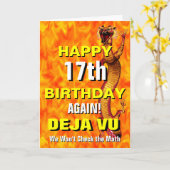 Carte Anniversaire de Deja Vu (Fleur jaune)