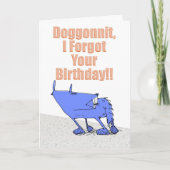 Carte Anniversaire de Doggonnit (Devant)