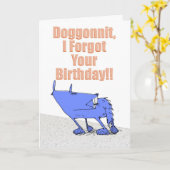 Carte Anniversaire de Doggonnit (Fleur jaune)