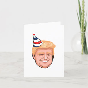 CARTE ANNIVERSAIRE DE DONALD TRUMP