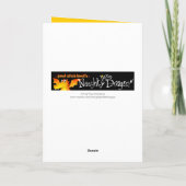 Carte Anniversaire de dragon mignon drôle du bébé de (Dos)