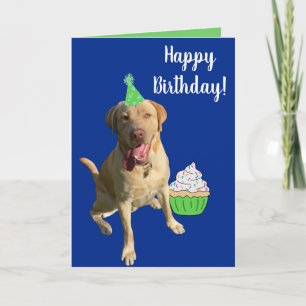 Carte Anniversaire de Dudley Labrador