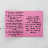 Carte Anniversaire de enfant (Intérieur)