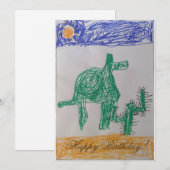 Carte Anniversaire de enfant (Devant / Derrière)