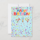 Carte Anniversaire de enfant (Devant)