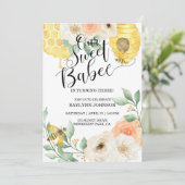 Carte Anniversaire de enfant, abeille miel, thème de l'a (Debout devant)