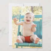 Carte Anniversaire de enfant Blue Fish (Dos)