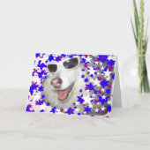 Carte Anniversaire de enfant cool Chien - Étoiles (Devant)