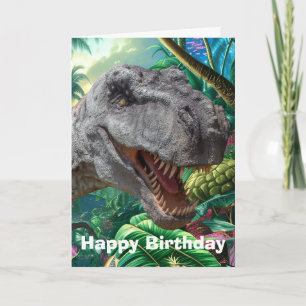 Carte anniversaire de enfant Dinosaur