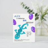 Carte Anniversaire de enfant Gecko Lizard (Debout devant)