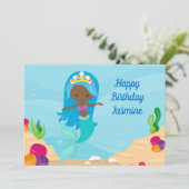 Carte Anniversaire de enfant personnalisée de fille de s (Debout devant)