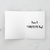 Carte Anniversaire de enfant Vampire (Intérieur)