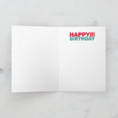 Carte Anniversaire de enfant Whimsical de requin (Intérieur)