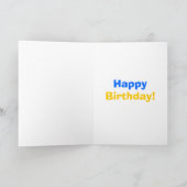 Carte Anniversaire de Evil Banana Peel (Intérieur)