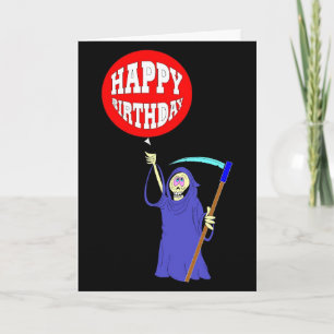 Carte Anniversaire de faucheuse