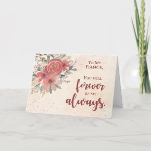 Carte Anniversaire De Fiance Liée Personnalisée Pour Tou