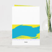 Carte Anniversaire de fille d'Anime (Dos)