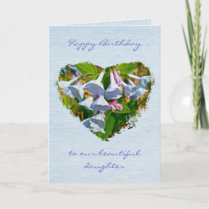 Carte Anniversaire de fille de jacinthes des bois de