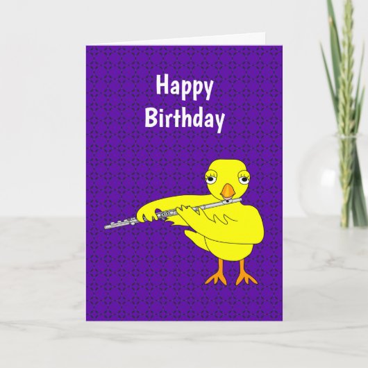 Carte Anniversaire de Fluth Chick (Devant)