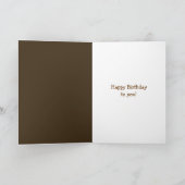 Carte Anniversaire de Frère Humour (Intérieur)